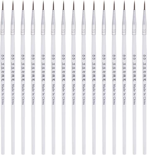 Harfington Pcs Detail Paint Brushes Mm Pointed Tip Mm Length