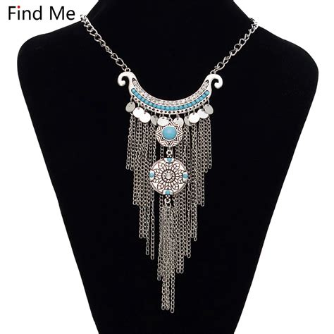 Find Me 2019 Brand Boho Gypsy Fashion Long Tassel Collar Choker