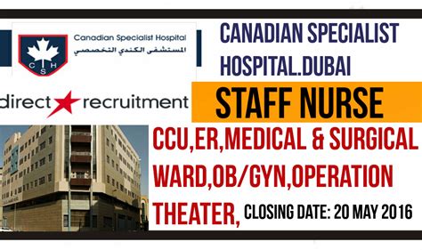 .Nurses Jobs-Middle East: Canadian Specialist Hospital staff nurse jobs ...