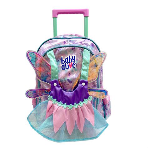 Mochila De Rodinha Infantil Baby Alive Fairies Pacific Shopee Brasil