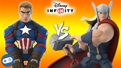 Captain America VS Thor Marvel Battlegrounds Disney Infinity 3 0 YouTube