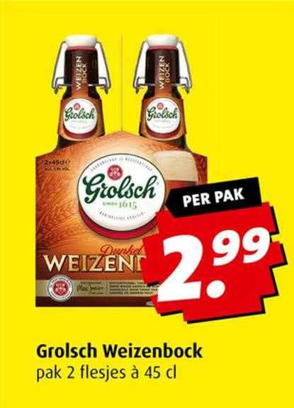 Grolsch Weizenbock Aanbieding Bij Boni 1Folders Nl