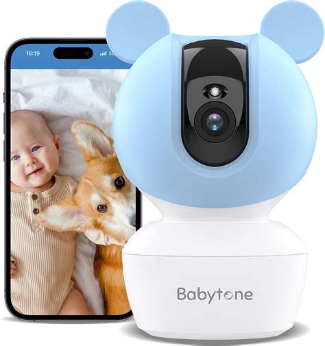 Babytone 4mp Pet Camera For Dog Cat Puppynanny Indoor