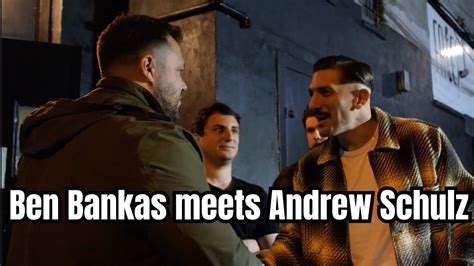 Ben Bankas Meets Andrew Schulz Behind The Scenes With Ben Bankas 1