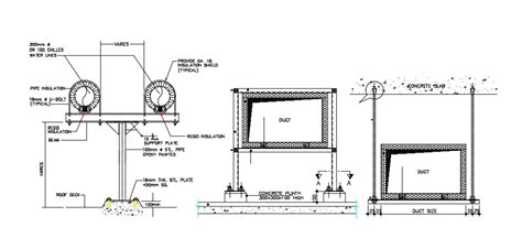 Duct Design Layout Cad Drawing Free Download Cadbull