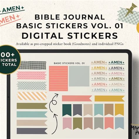 Bible Journal Stickers - Etsy