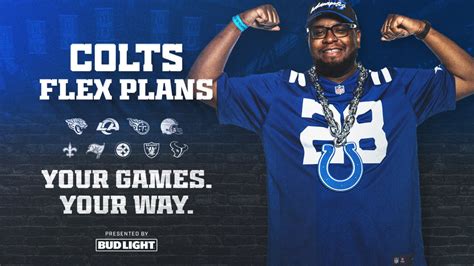 Colts Flex Plans for 2023 home games