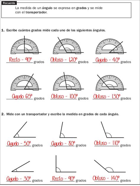 Profesora Cristina Pinzón Respuestas Actividad Ángulos
