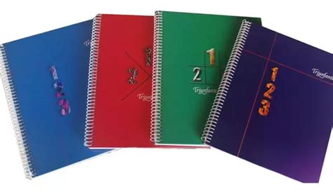 Cuadernos Con Espiral Triunfante 123 60 Hoja Rayada 21 X 27