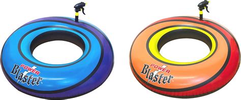 Swimline Powerblaster Dual Squirter Innertube Set Red Blue 8 Toys And Games