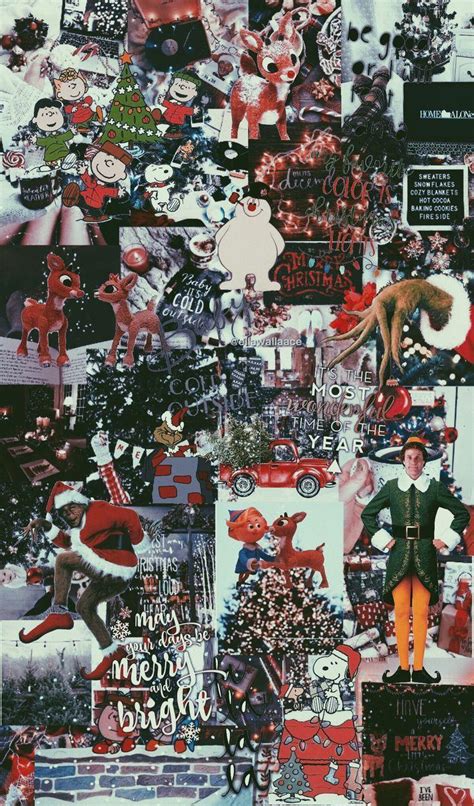 Christmas Collage Aesthetic Wallpapers - Wallpaper Cave