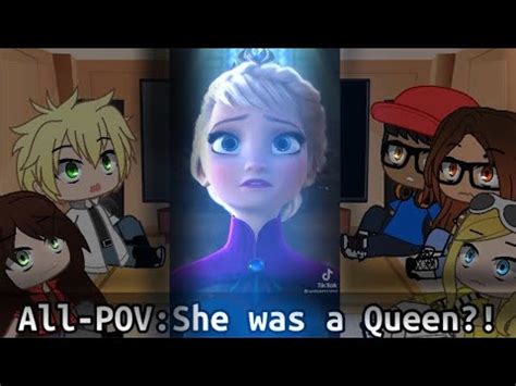 Mlb React To Marinettes Future As Elsa Part Mlb X Frozen Gacha