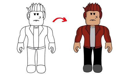 Drawing Roblox Avatars 35 Youtube