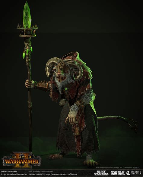 Artstation Total War Warhammer Ii Skaven Grey Seer Danny