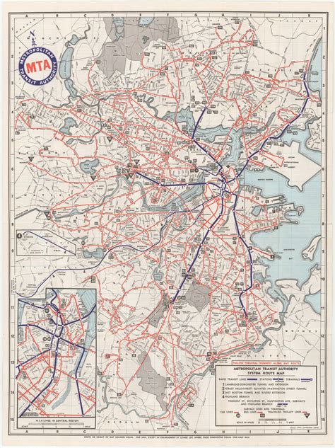 1964 MTA System Map – MBTAgifts