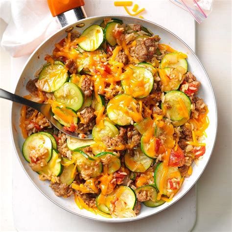 Zucchini Sausage Stovetop Casserole Recipe How To Make It