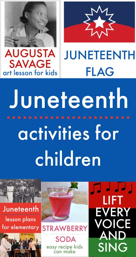 Juneteenth activities for children - NurtureStore