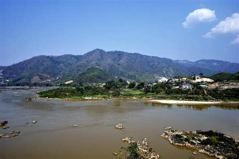 Premium Photo Scenery Along The Mekong River Border Thailand Lao