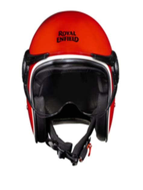 Buy Royal Enfield Red Graphic Printed Open Face Helmet Helmets For