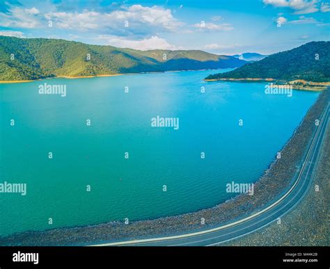 Aerial View Of Lake Eildon Dam In Melbourne Australia Stock Photo Alamy