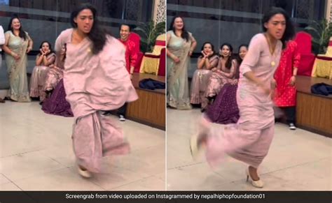 Break Dancing In A Saree And Heels This Woman S Viral Dance Video