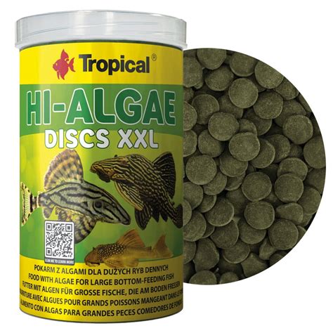 Tropical Hi Algae Discs XXL 250ml 125g Pokarm Dla Ryb Dennych