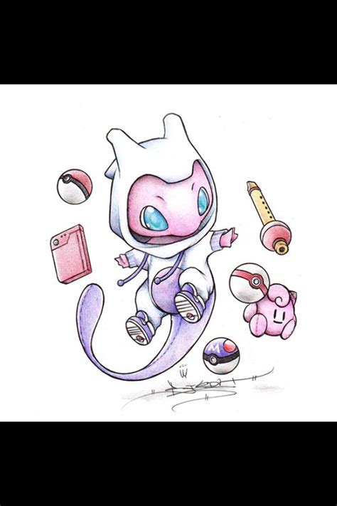 Pokemon Mew Drawing at GetDrawings | Free download