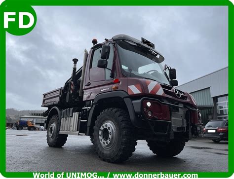 Unimog U Mit Fassi Kran Km Perfekt F R Feuerwehr Thw