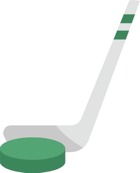 Hockey stick and puck, illustration, on a white background. 13589455 ...