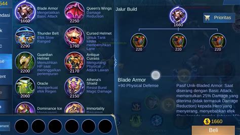 mobile legends tank item    victory