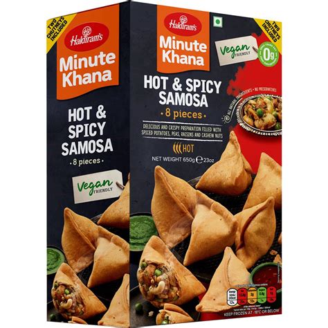 Haldiram S Hot Spicy Samosa G Woolworths