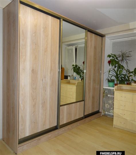 Шкаф-купе на 3 секции #46 » Мебель на заказ в СПб