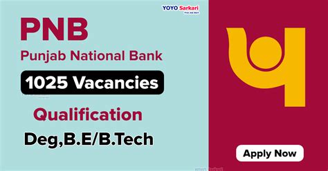 Pnb Recruitment 2024 Important Dates And Qualifications For 1025