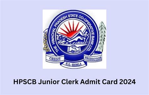 HPSCB Mains Admit Card 2024 Out Junior Clerk Phase 2 Call Letter