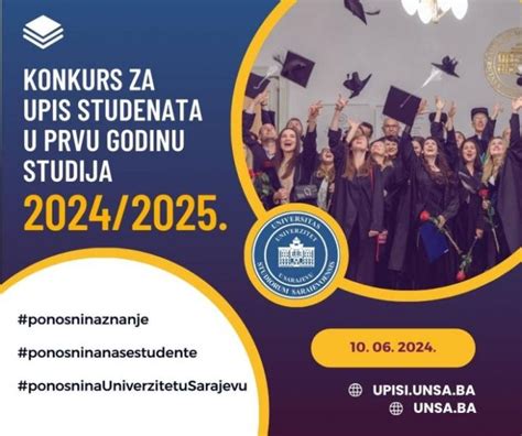 Konkurs Za Upis Studenata U Prvu Godinu Studija Na Univerzitetu U