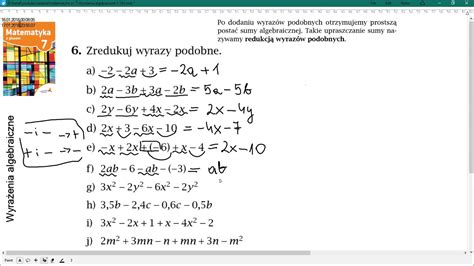 Zad Str Wyra Enia Algebraiczne Matematyka Z Plusem Youtube