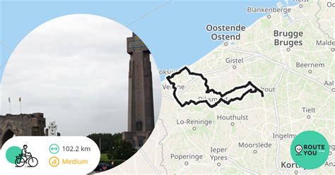 Torhout Oostduinkerke Km Recreatieve Fietsroute Routeyou