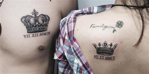 Excelent 130 Royal King And Queen Crown Tattoos For - King And Queen ...