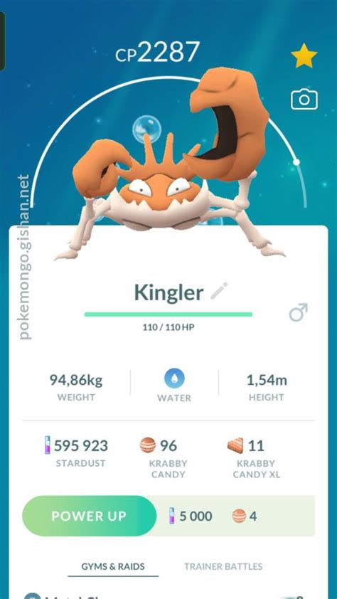 Kingler - Pokemon Go