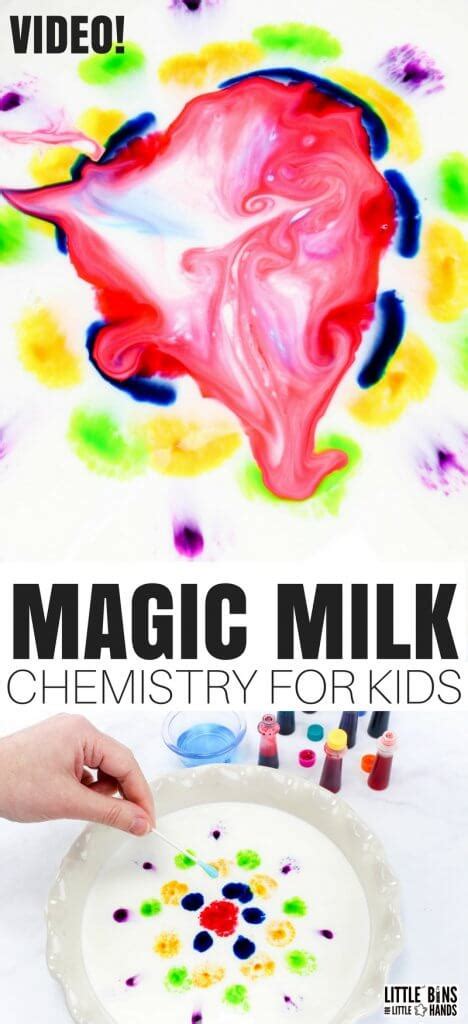 Magic Milk Science Experiment Little Bins For Little Hands Worksheets Library