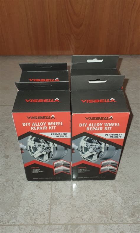 VISBELLA DIY ALLOY WHEEL REPAIR KIT Car Accessories Tyres Rims On