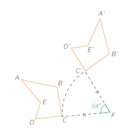 Construire Limage Dune Figure Par Une Rotation 4e Exercice