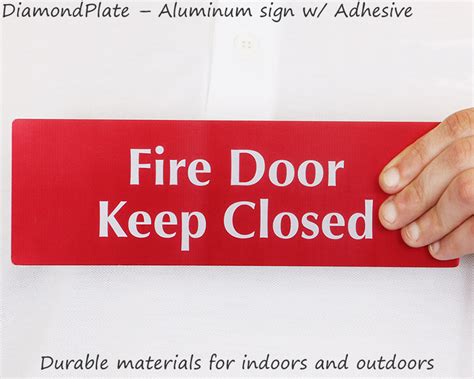 Fire Door Signs - Fire Exit Signs & Not A Fire Exit Signs