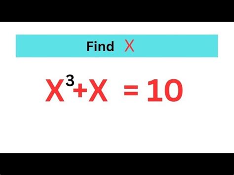 A Nice Math Olympiad Algebra Problem Olympiad Maths Problem If X X