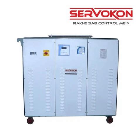 Three Phase Servo Voltage Stabilizer Kva Air Cooled Servo Voltage