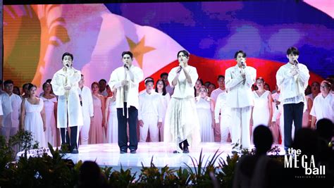 SB19 Performs Ryan Cayabyab's 'O Bayan Ko' at the MEGA Ball 2024