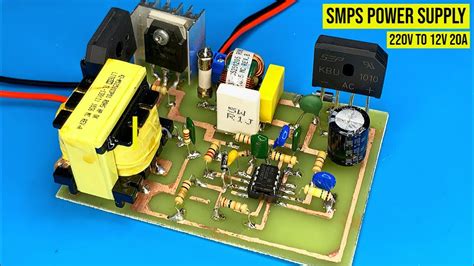 How To Make 220v To 12v 20a Power Supply Atx Power Supply Jlcpcb Youtube