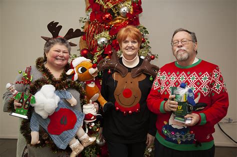 Murphy, Osburn Win Ugly Holiday Sweater Contest - Arkansas Tech University