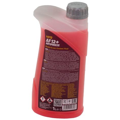 Kühlerfrostschutz MANNOL 8 X 1 Liter 40C rot online im MVH Shop 28 95