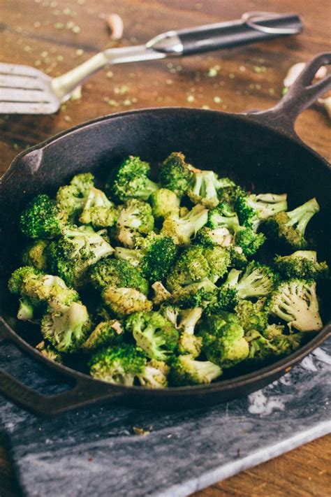 Garlic Butter Grilled Broccoli Dad With A Pan